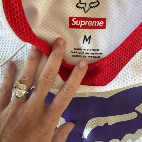 Supreme Red and Purple Jersey